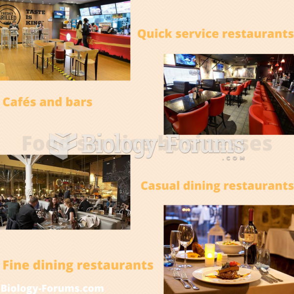 Food service businesses