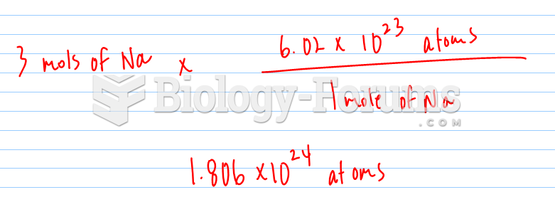 How many atoms are in 3.00 moles of NA