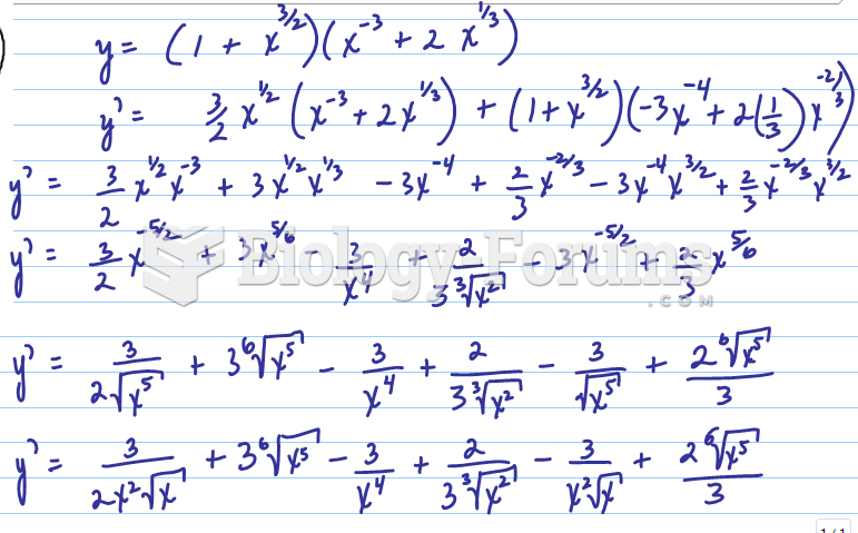 Use the product rule to find derivative