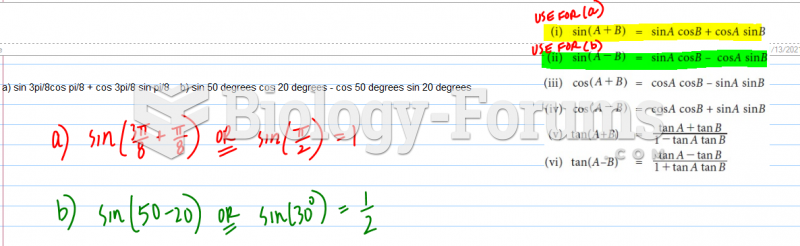 Use a compound angle formulas to evaluate the following: