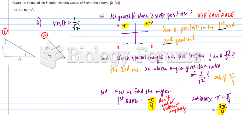 Finding the angle from a ratio