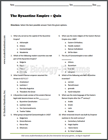 History Questions