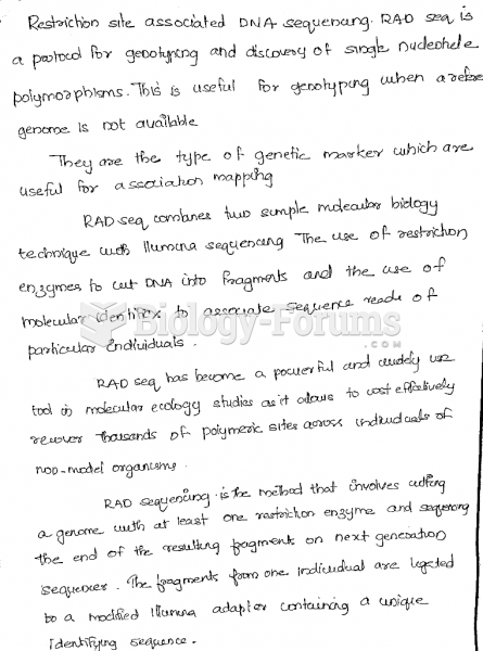 What is the differences between RNA seq and RAD seq?