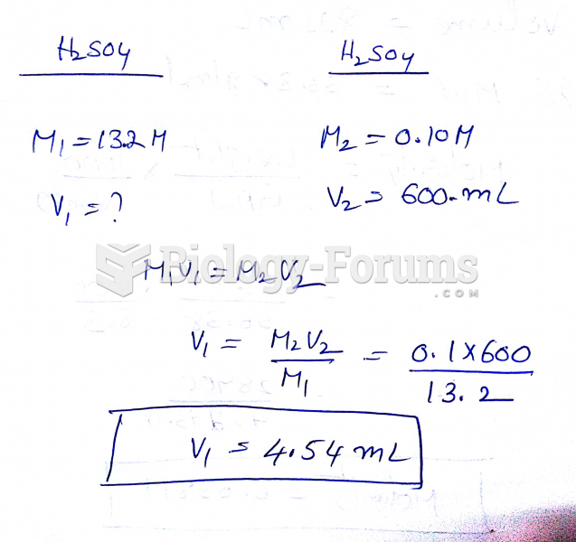 How many milliliters of 13.2 M H2SO4 are needed to prepare 600.0 mL of 0.10 M H2SO4?