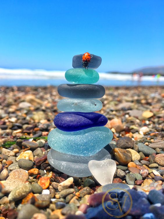 Glass Beach in California