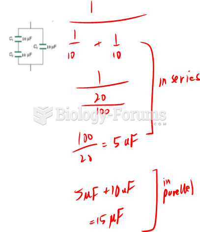 Physics - A Mixture of Series and Parallel Capacitance