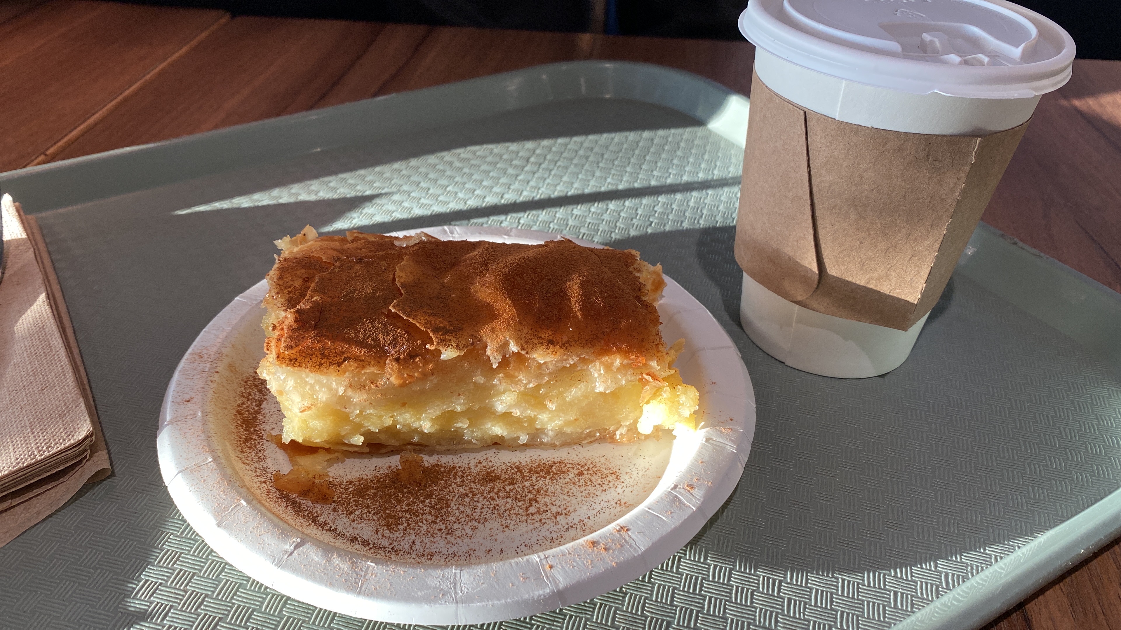 Custard Dessert With Coffee