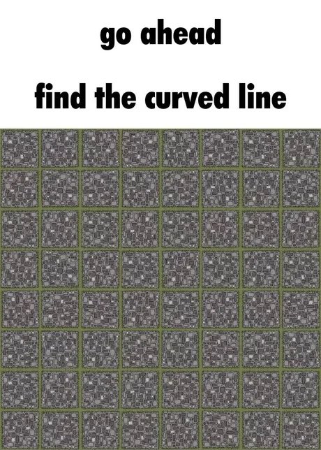 Find the curved line