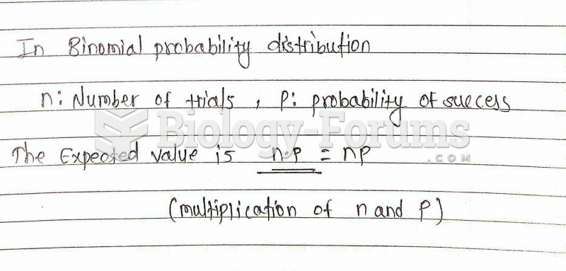 The expected value for a binomial probability distribution is _____.