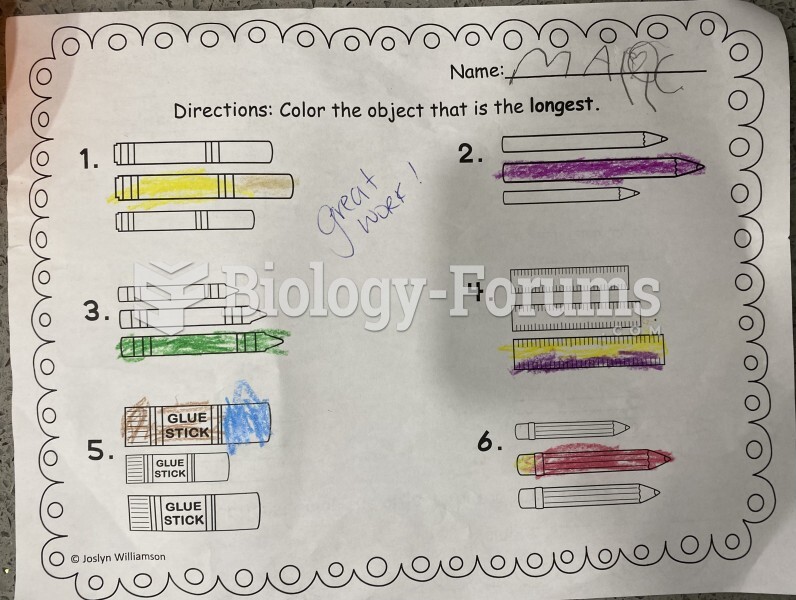 Colour the objects