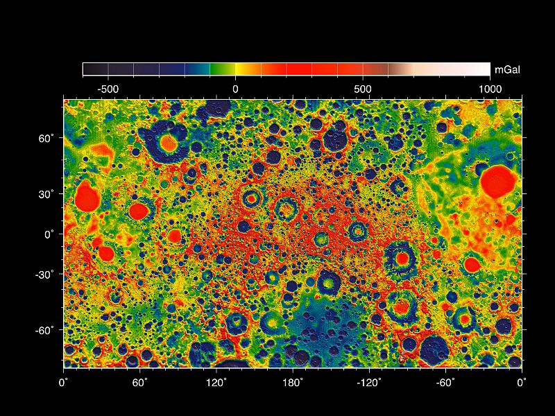 Gravity field of the Moon