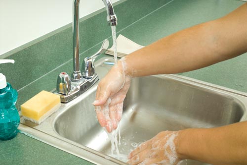 Hand Washing Using Soap and Water