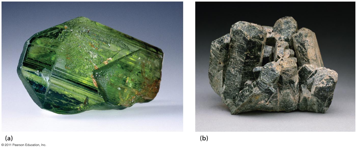 Olivine and Pyroxene