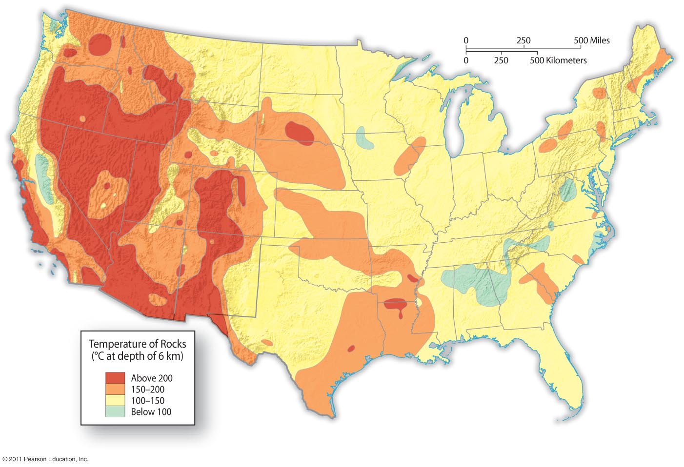 Regions of Exceptionally Hot Rock