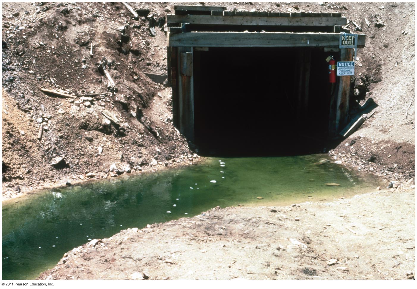 ARD Being Released from a Mine Adit