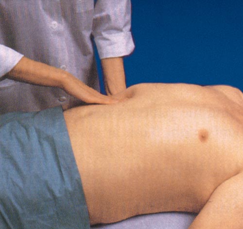 Deep Palpation, One-Handed Method