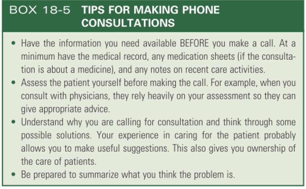 Tips for making phone consultations