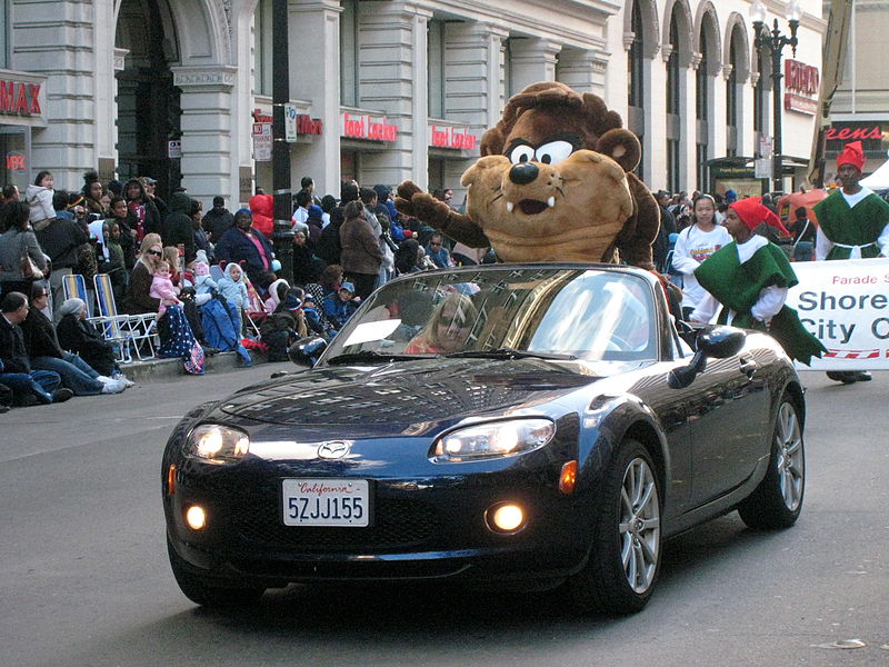 Warner Bros' Tasmanian Devil at a parade in California