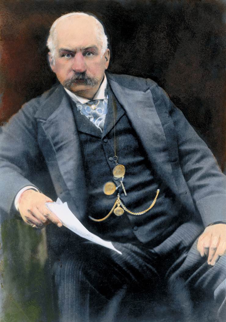 J. P. Morgan, the financial genius, staved off ruinous competition among steel firms by combining mo