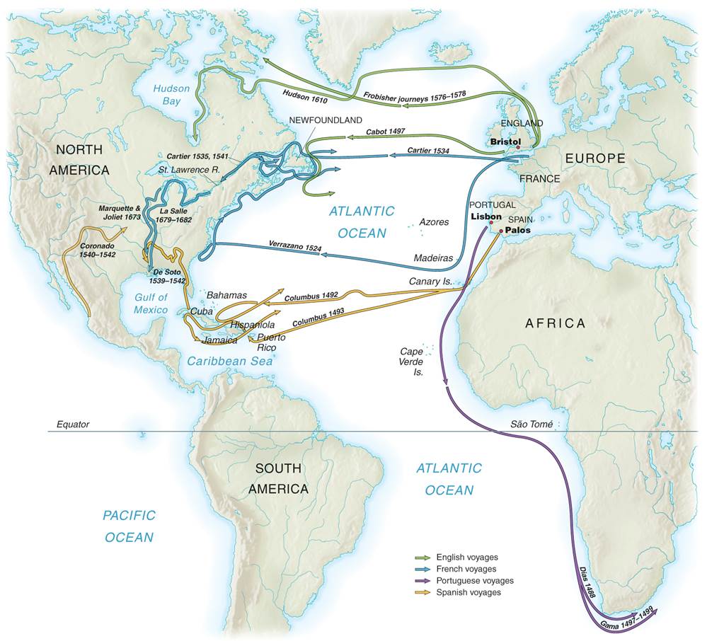 European Voyages of Discovery 