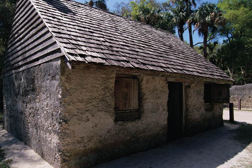 The Kingsley plantation, on Fort George Island in Jacksonville, Florida. Zephaniah Kingsley, the own