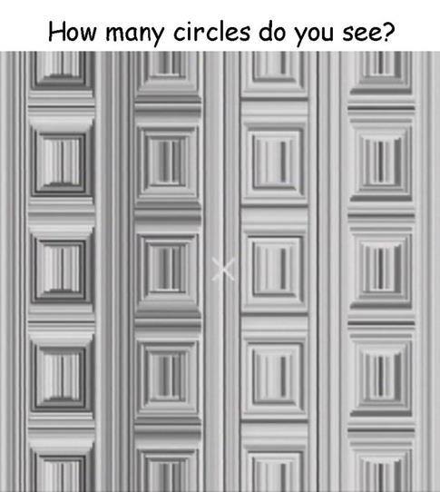 How long does it take you to see the circles?