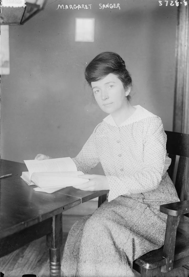 Margaret Sanger, birth control pioneer.