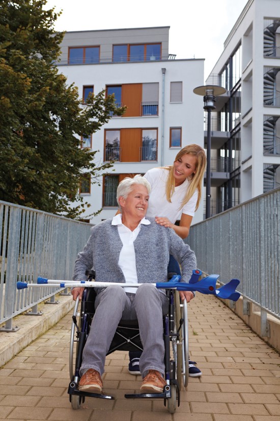 Many patients in wheelchairs require assistance. 