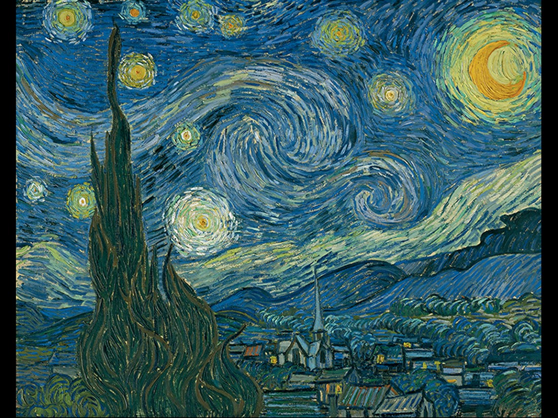 Vincent van Gogh, The Starry Night.  