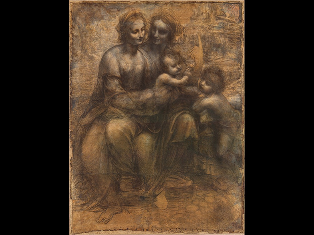 Madonna and Child with St. Anne and Infant St. John the Baptist. 