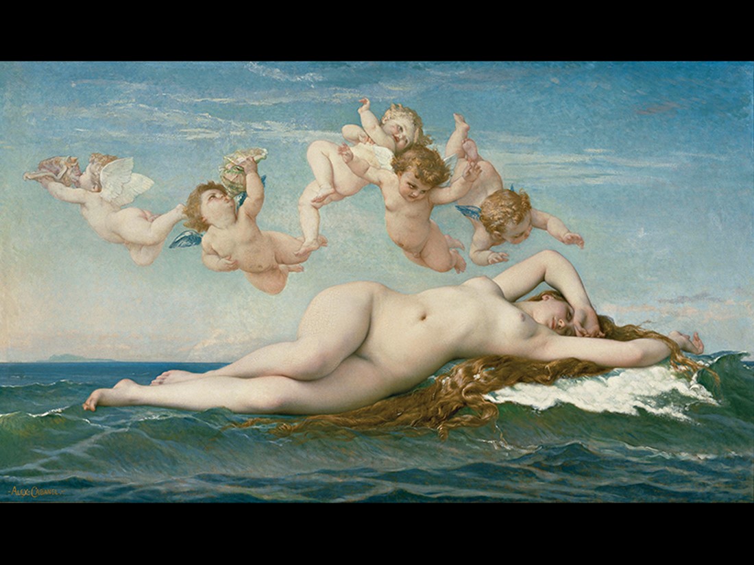 Alexandre Cabanel, The Birth of Venus. 