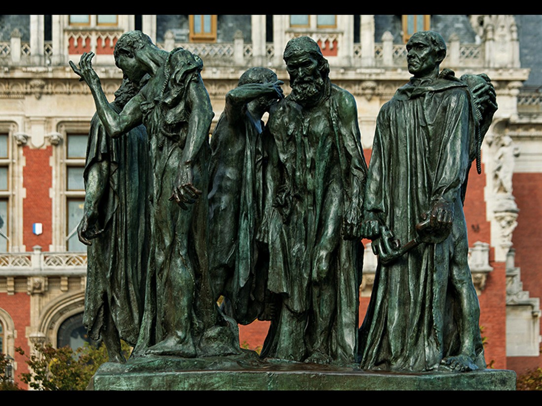 Auguste Rodin, The Burghers of Calais. 