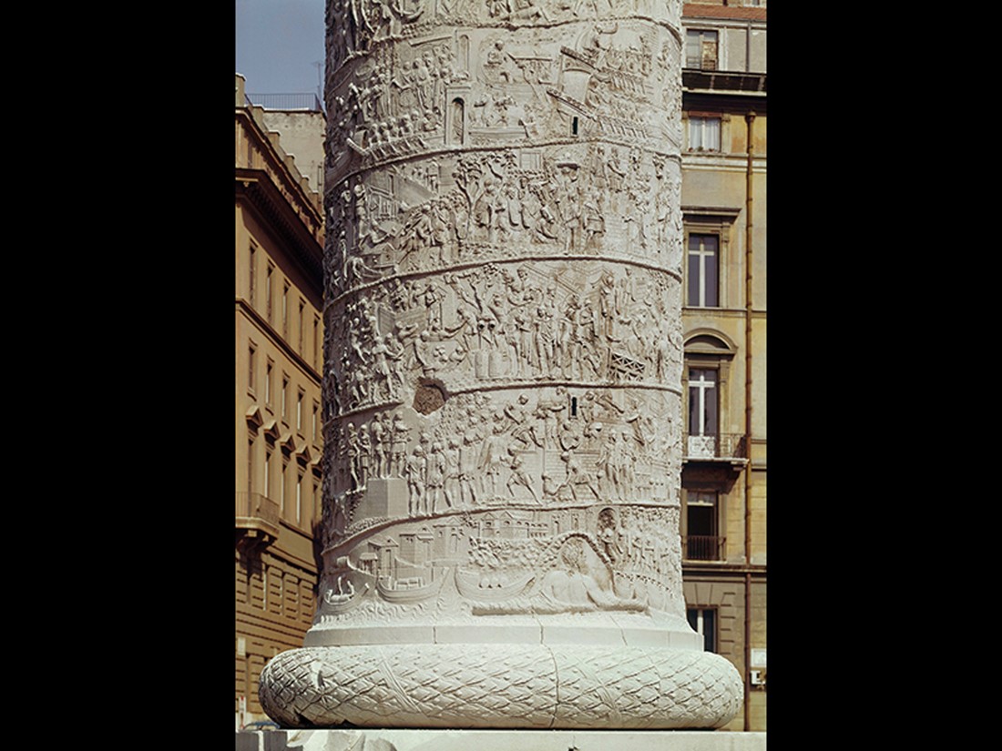 Attributed to Apollodorus, Column of Trajan, Rome (detail). 