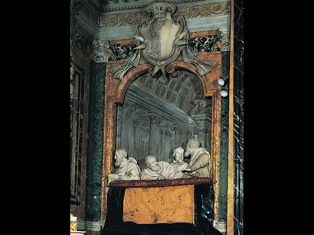 Gianlorenzo Bernini, The Cornaro Family in a Theater Box. 