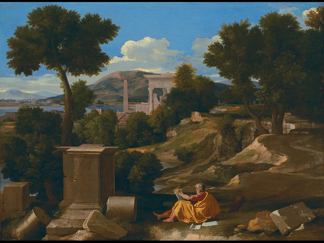 Nicolas Poussin, Landscape with St. John on Patmos.