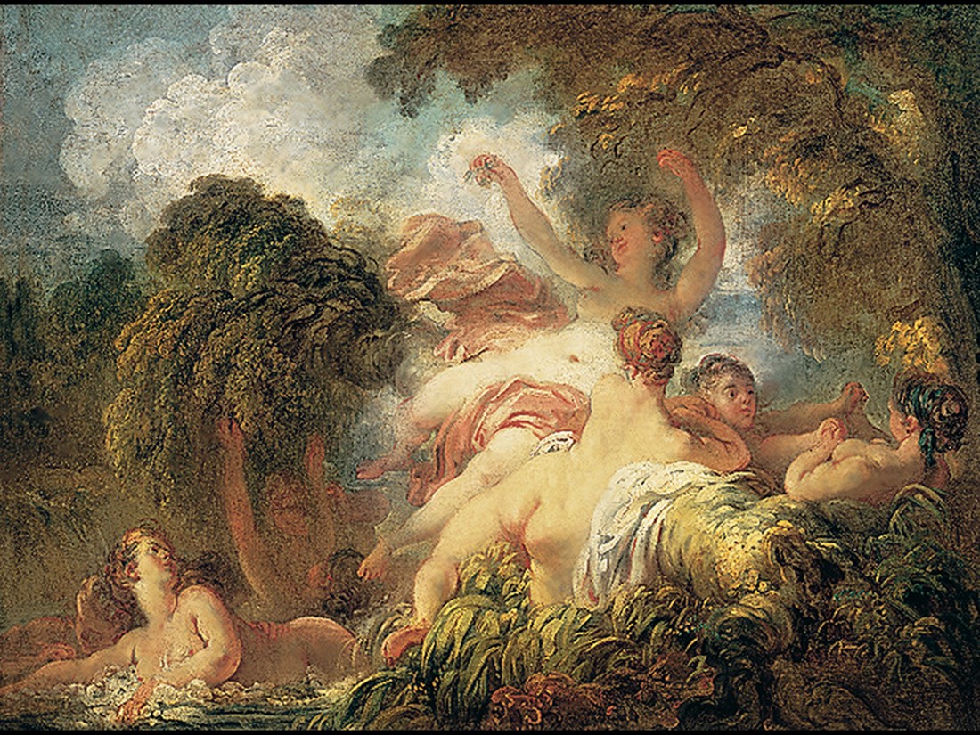 Jean-Honoré Fragonard, Bathers. 