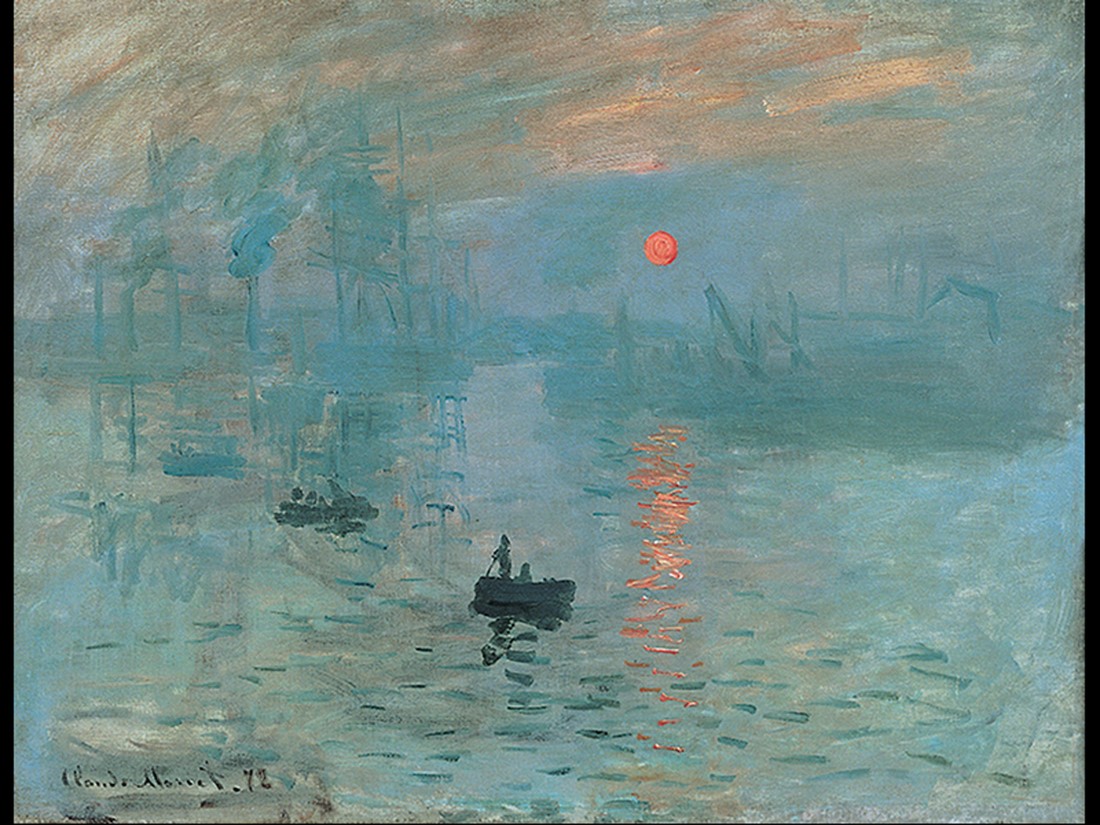 Claude Monet, Impression—Sunrise. 