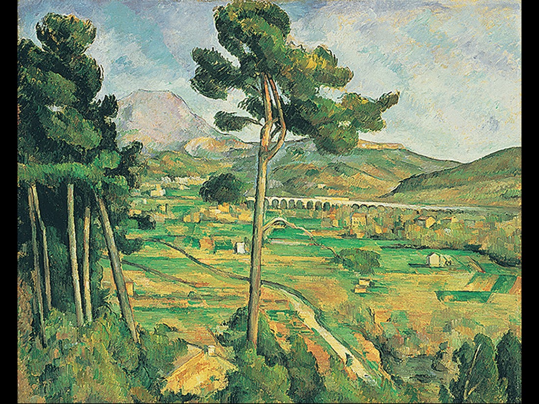 Paul Cézanne, Mont Sainte-Victoire and the Viaduct of the Arc River Valley. 