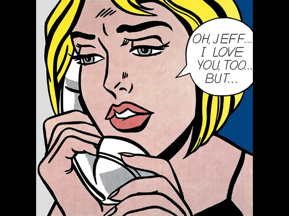 Roy Lichtenstein, Oh, Jeff . . . I Love You, Too . . . But . . . 