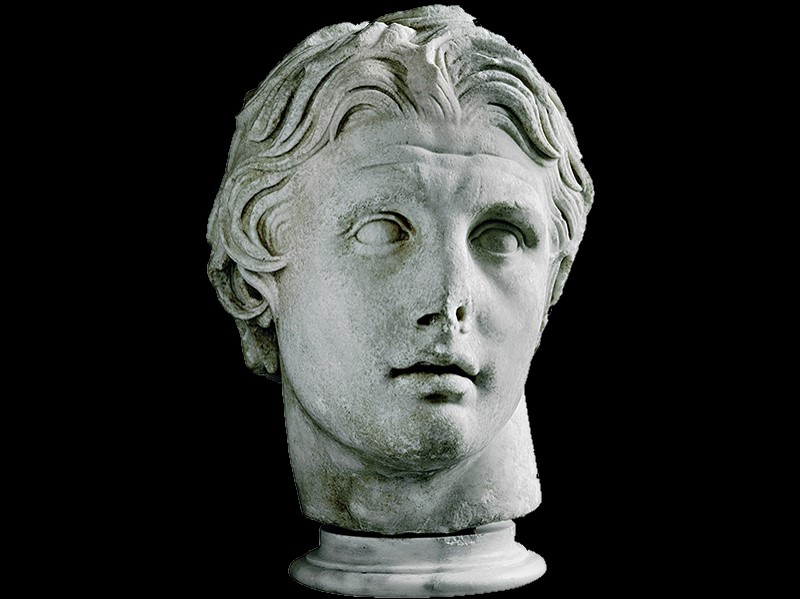 Alexander the Great, head from a Pergamene copy. 