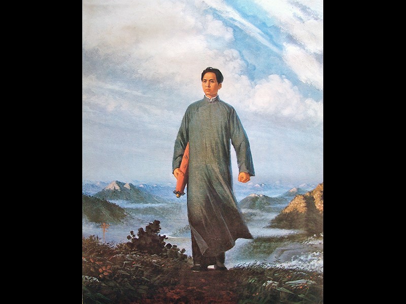 Lin Chunhua, Chairman Mao en Route to Anyuan.