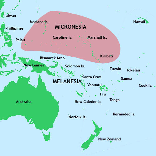 Map of Micronesia