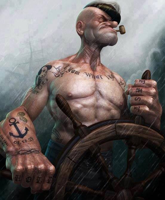 Popeye the sailor man