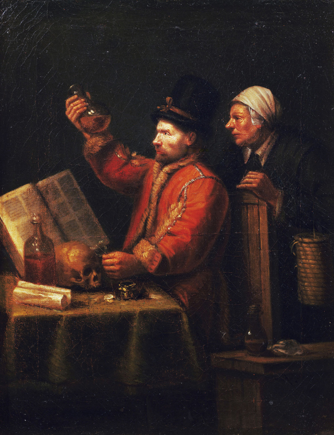 17th Century Physician Examining a Urine Specimen