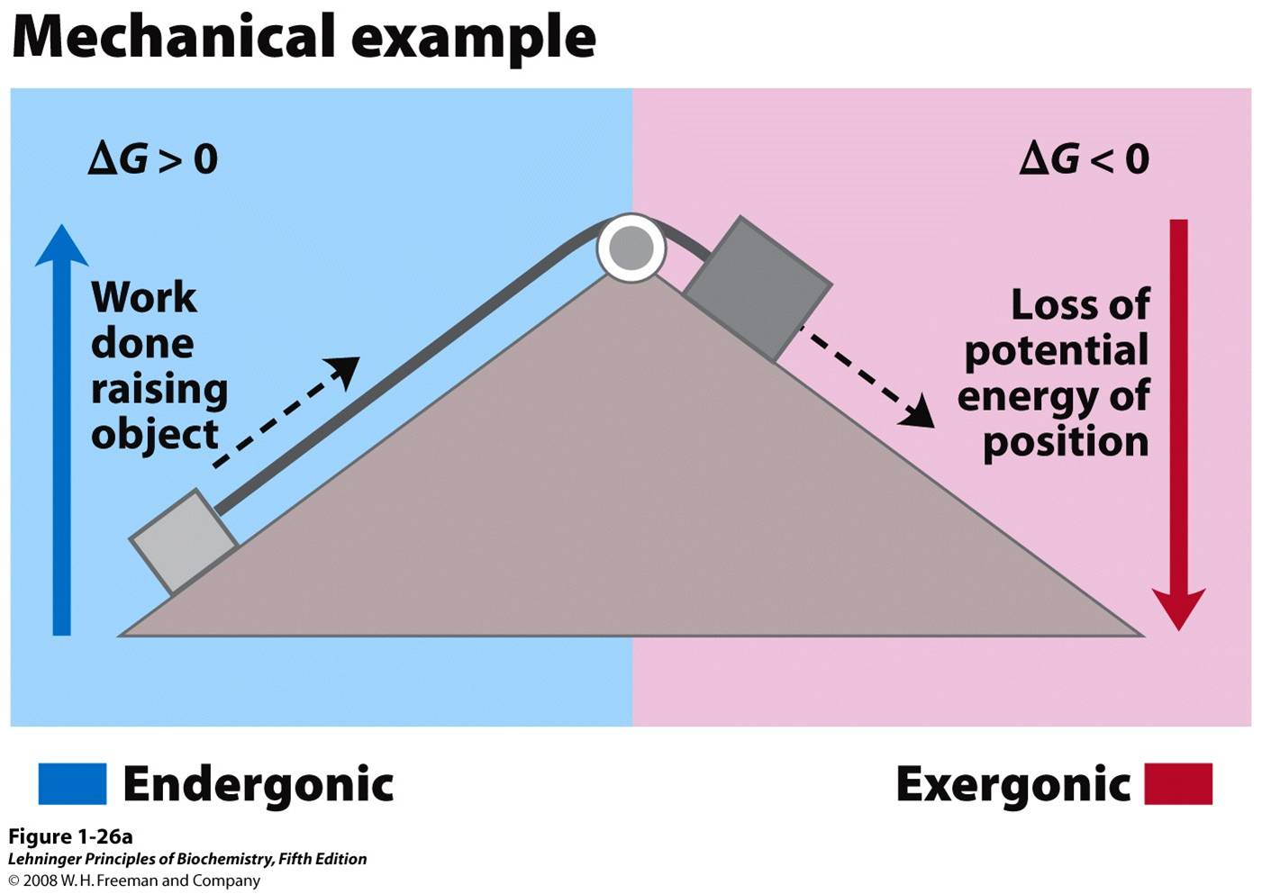 Energy coupling in mechanical and chemical processes