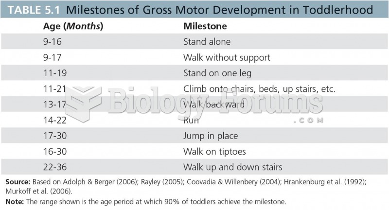 Milestones of Gross Motor Development in Toddlerhood  