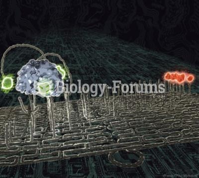 A molecular nanorobot dubbed a "spider" and labeled with green dyes traverses a substrate 