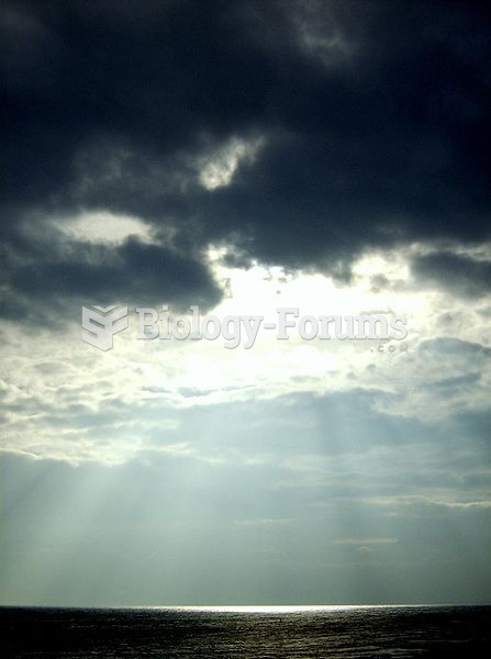 Sunlight shining through clouds, giving rise to crepuscular rays.
