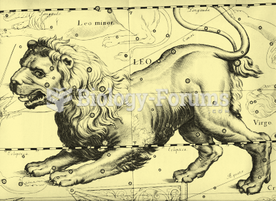 This 1690 depiction of the constellation of Leo, the lion, is by Johannes Hevelius.