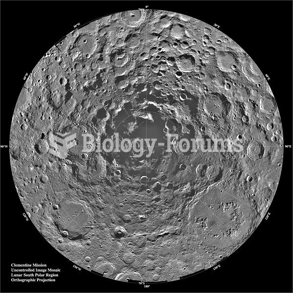 Mosaic image of the lunar south pole of the Moon